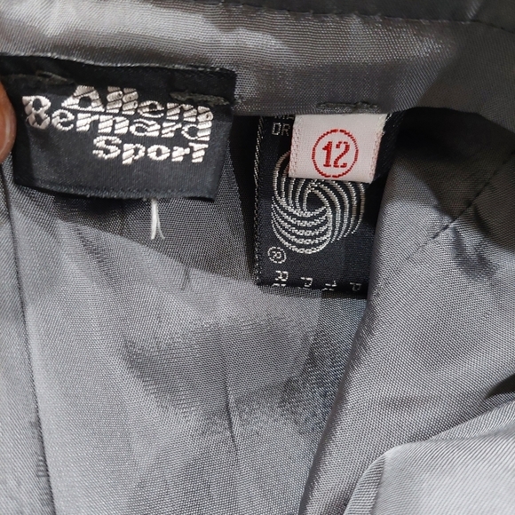 Allen Bernard Vintage Skirt Suit Women's Sz 12 100% Wool Fits Small - Picture 11 of 13